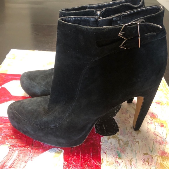 Sam Edelman Suede Booties / Size 10 / 5” platforms - Picture 7 of 13